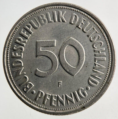 1950 Germany 50 Pfennig Coin | Fine Collectable Grade