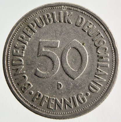 1950 Germany 50 Pfennig Coin | Fine Collectable Grade