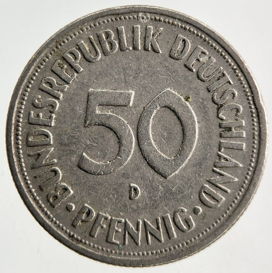 1950 Germany 50 Pfennig Coin | Fine Collectable Grade