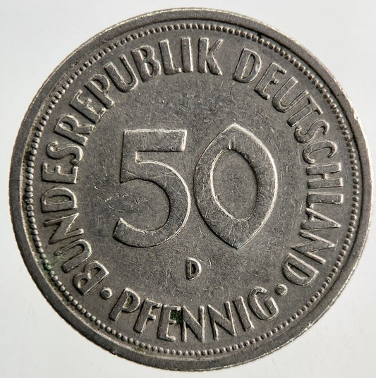 1950 Germany 50 Pfennig Coin | Fine Collectable Grade