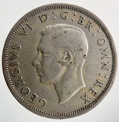1950 George VI Half-Crown Coin | Fine Collectable Grade