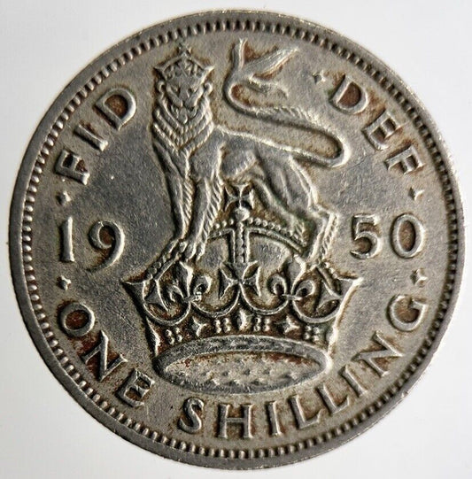 1950 George VI One Shilling Coin | Fine Collectable Grade