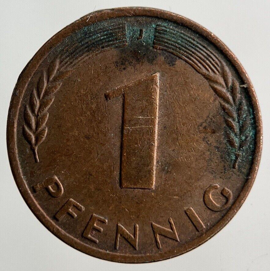 1950 Germany 1 Pfennig Coin | Fine Collectable Grade
