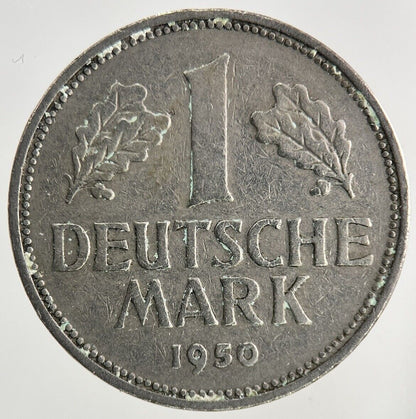 1950 Germany 1 Mark Coin | Fine Collectable Grade