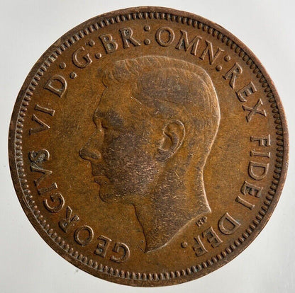 1950 George VI Half-Penny Coin | Fine Collectable Grade