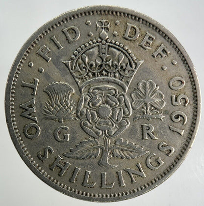 1950 George VI Florin Coin | Fine Collectable Grade