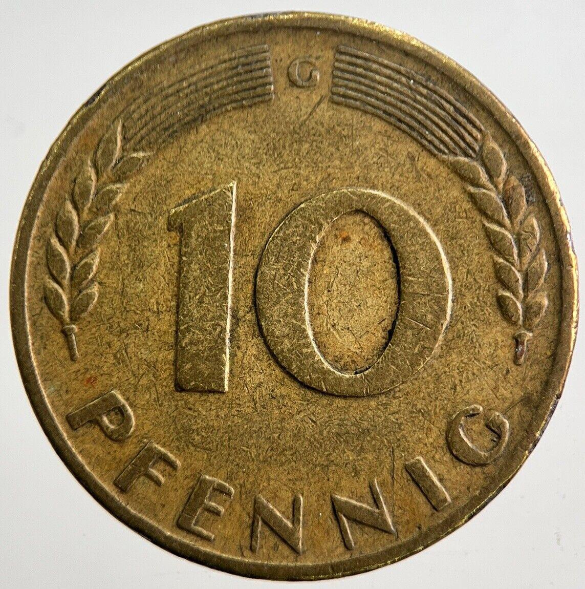 1950 Germany 10 Pfennig Coin | Very High Grade | a4945