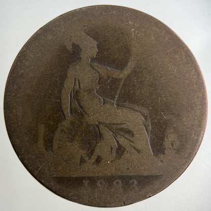 1883 Victoria One Penny Coin | Collectable Grade