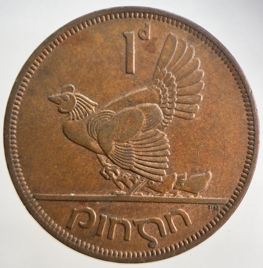 1950 Irish Penny Coin | Very High Grade | a4724
