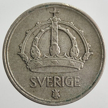 1950 Sweden 10 Ore Silver Coin | Fine Collectable Grade | a7832