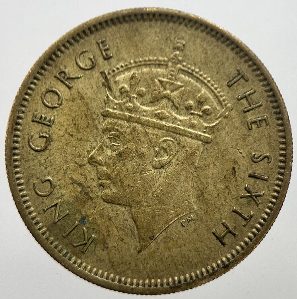 1950 Hong Kong 10 Ten Cents Coin | Fine Collectable Grade | a7287