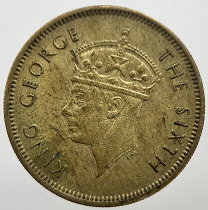 1950 Hong Kong 10 Ten Cents Coin | Fine Collectable Grade | a7287