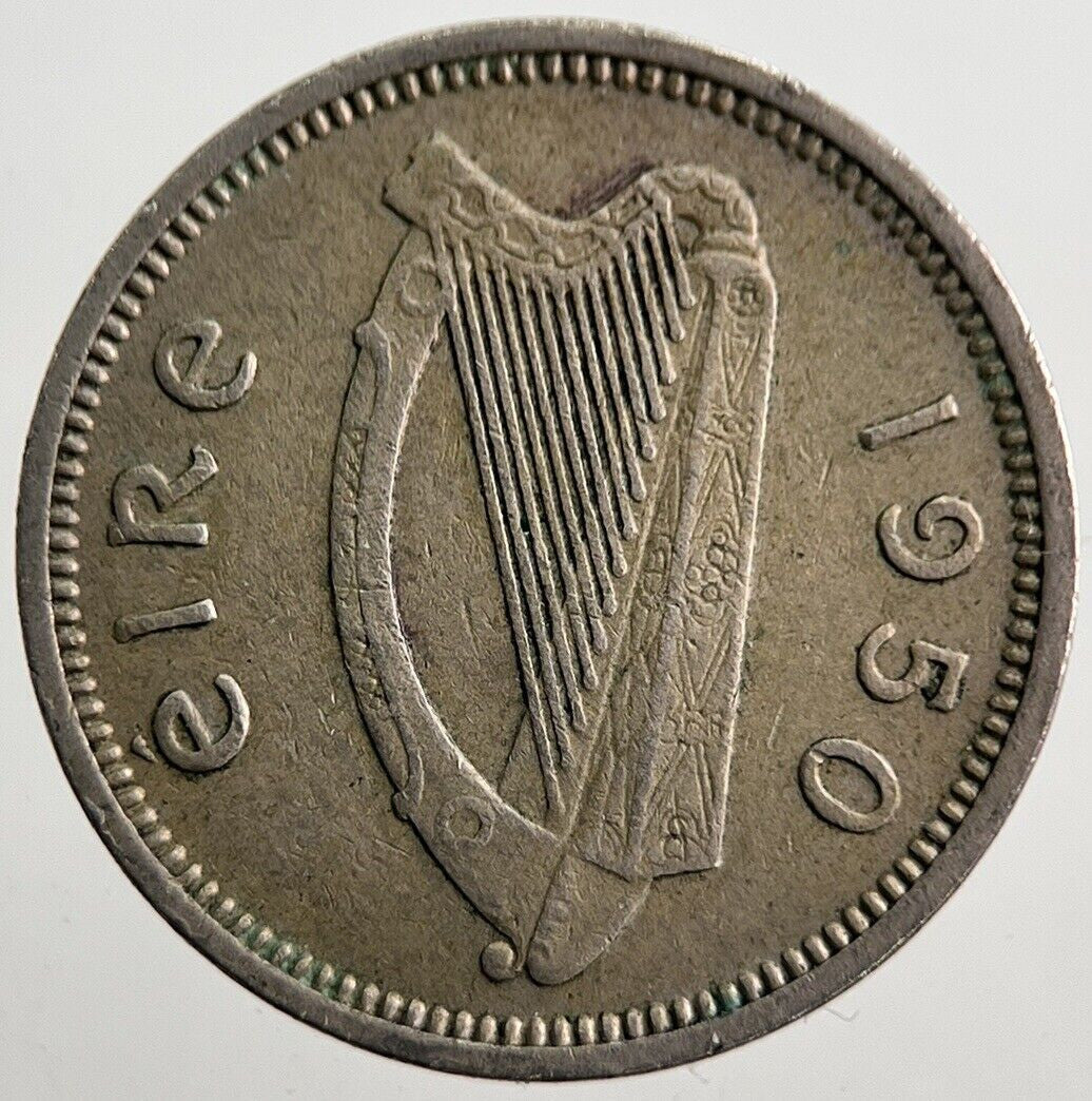 1950 Irish Rabbit Threepence Coin | Very High Grade | a7414