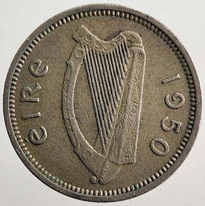 1950 Irish Rabbit Threepence Coin | Very High Grade | a7414