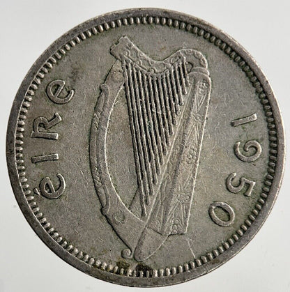 1950 Irish Threepence Coin | Fine Collectable Grade