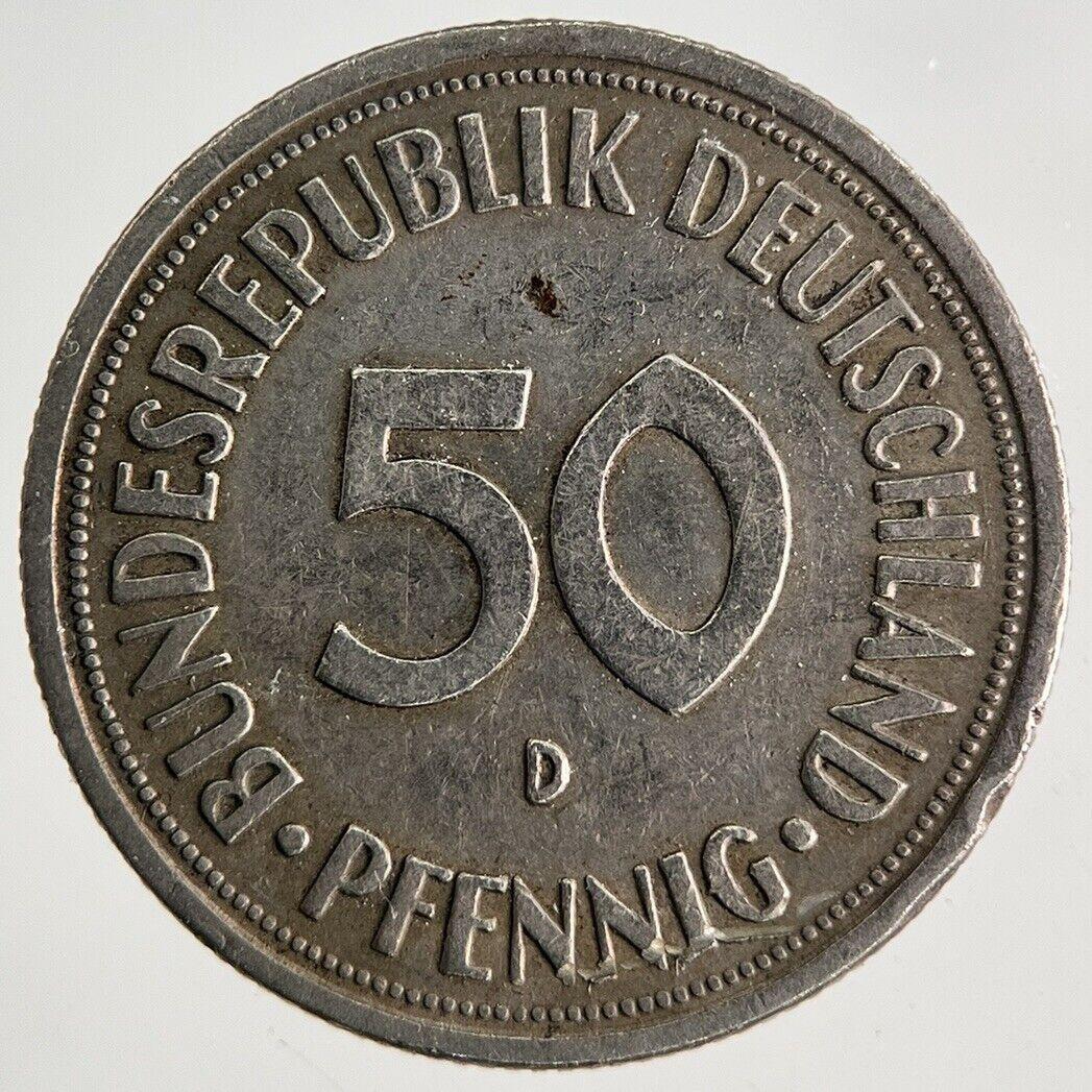 1950 Germany 50 Pfennig Coin | Fine Collectable Grade