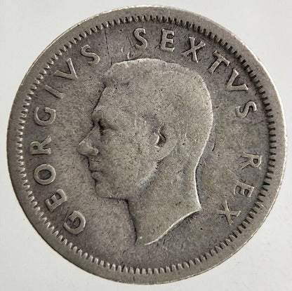 1950 South Africa Sixpence Silver Coin | Collectable Grade