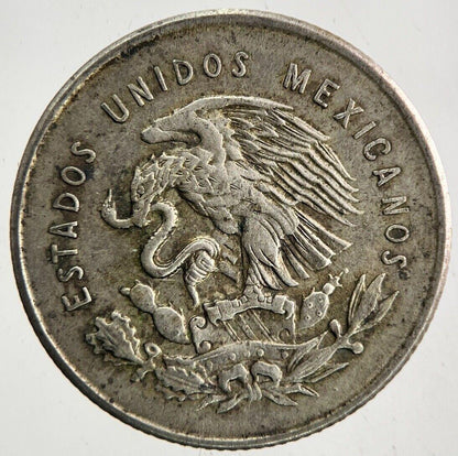 1950 Mexico 25 Centavos Silver Coin | Very High Grade