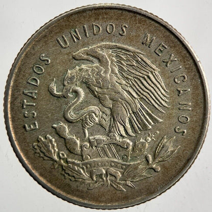 1950 Mexico 25 Centavos Silver Coin | Very High Grade