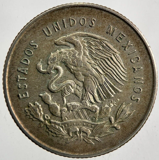 1950 Mexico 25 Centavos Silver Coin | Very High Grade
