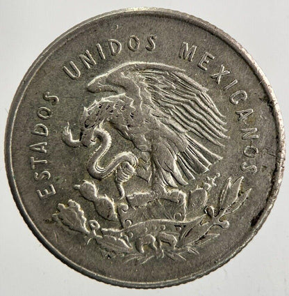 1950 Mexico 25 Centavos Silver Coin | Very High Grade