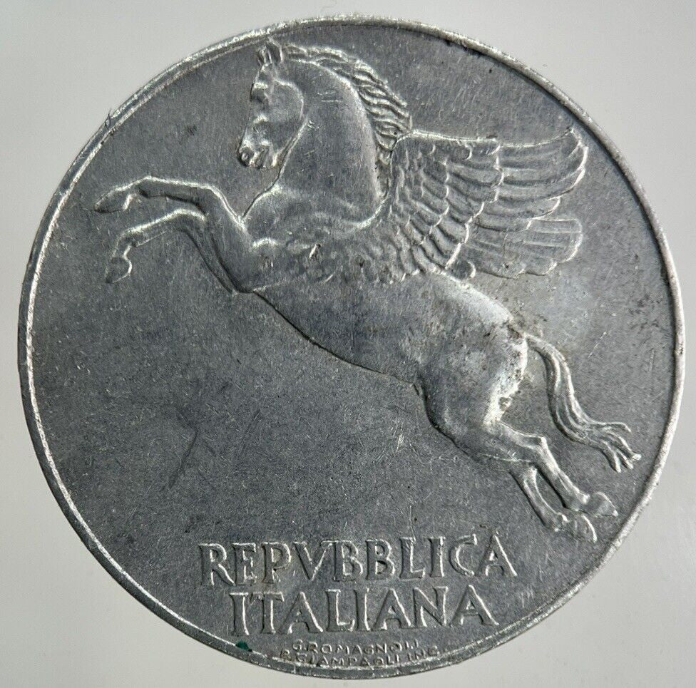 1950 Italy 10 Lira Coin | Fine Collectable Grade