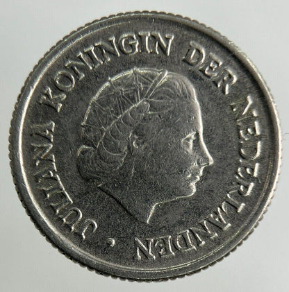 1950 Netherlands 25 Cents Coin | Fine Collectable Grade