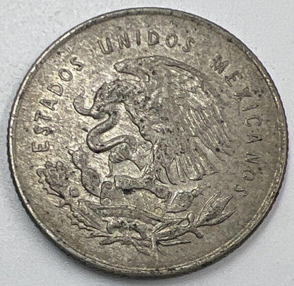 1950 Mexico 25 Centavos Silver Coin | Fine Collectable Grade | a1359