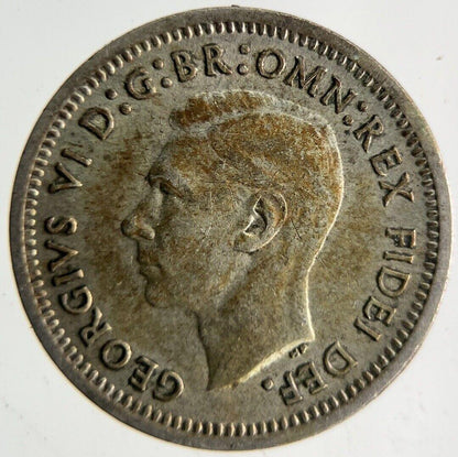 1951 Australia Threepence Silver Coin | Fine Collectable Grade