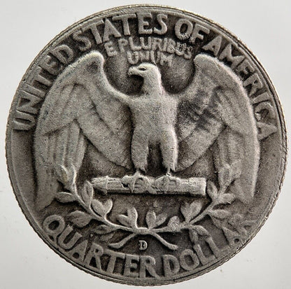 1950-D US USA Quarter Dollar Silver Coin | Collectable Grade | a7957