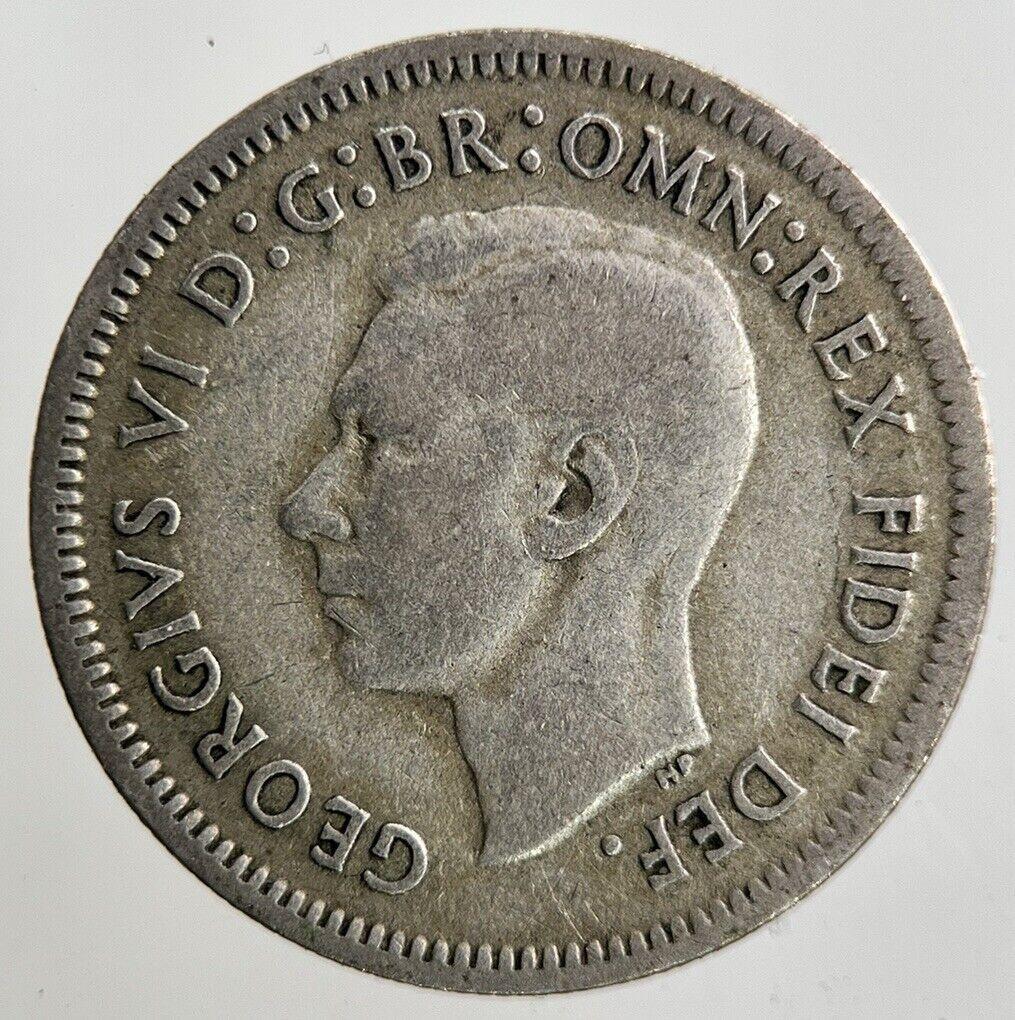1951 Australia Sixpence Silver Coin | Fine Collectable Grade