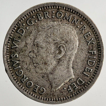 1951 Australia Threepence Silver Coin | Fine Collectable Grade