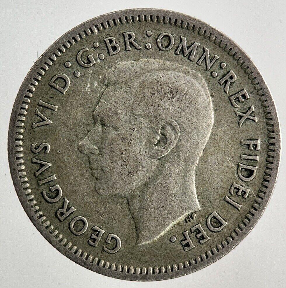 1951 Australia Sixpence Silver Coin | Fine Collectable Grade