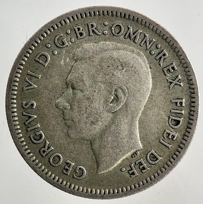 1951 Australia Sixpence Silver Coin | Fine Collectable Grade