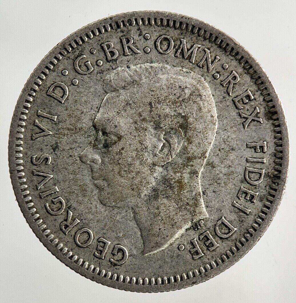 1951 Australia Sixpence Silver Coin | Fine Collectable Grade