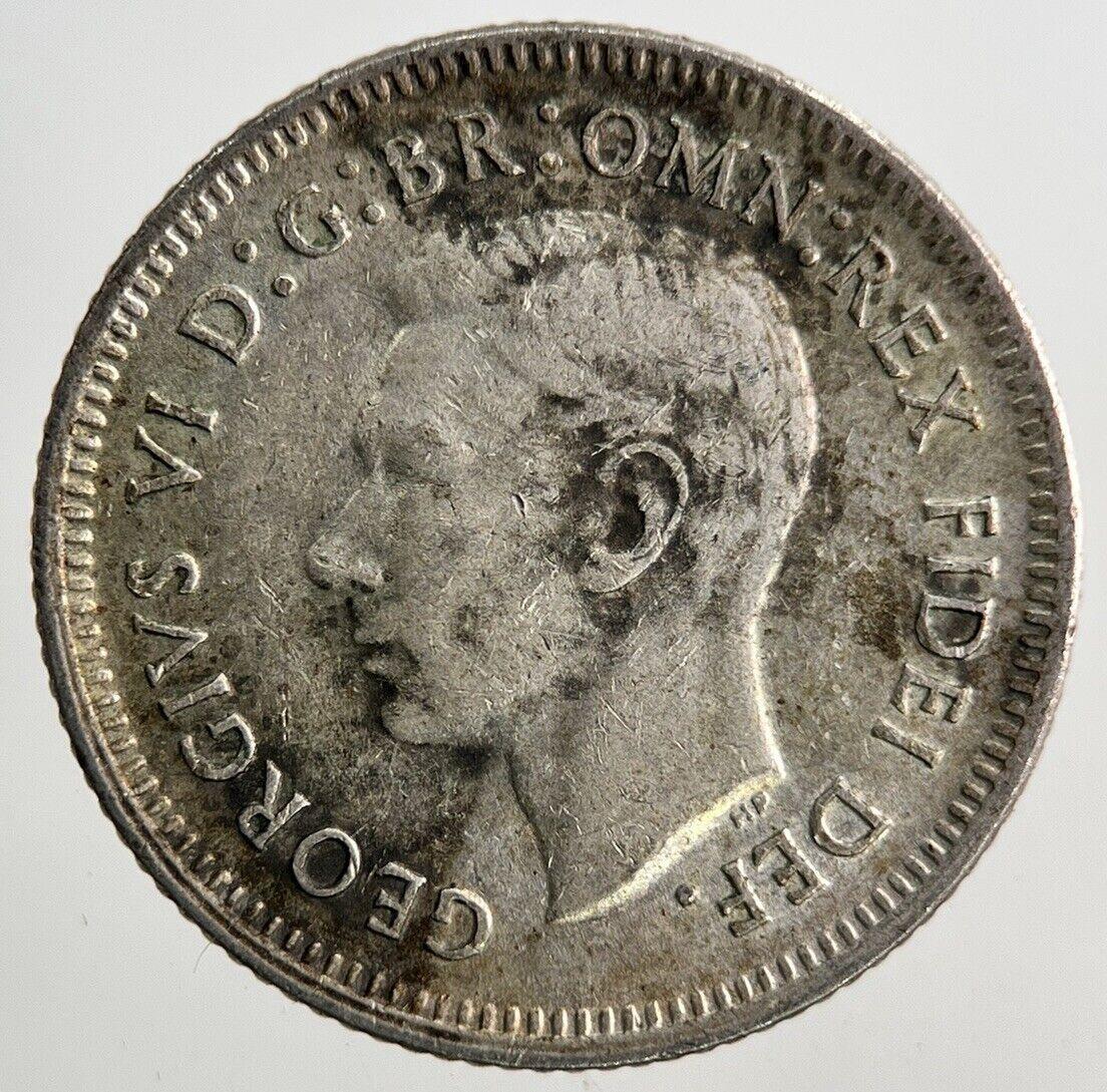 1951 Australia Sixpence Silver Coin | Fine Collectable Grade