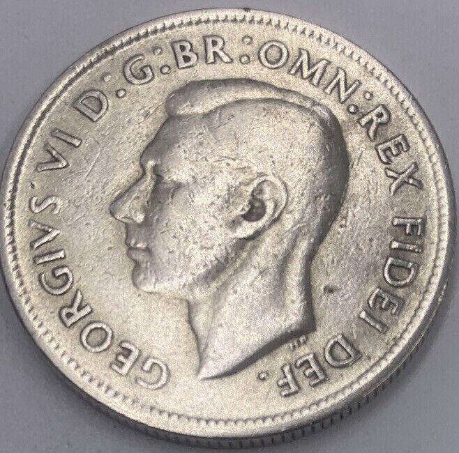 1951 Australia Florin Silver Coin | Fine Collectable Grade | a236