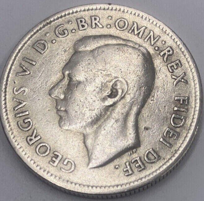 1951 Australia Florin Silver Coin | Fine Collectable Grade | a236