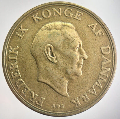 1951 Denmark 2 Kroner Coin | Fine Collectable Grade | a8238