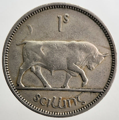 1951 Irish Bull Shilling Coin | Very High Grade | a7425