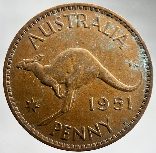 1951 Australia Penny Coin | Fine Collectable Grade | a1618