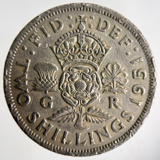 1951 George VI One Florin Coin | Fine Collectable Grade