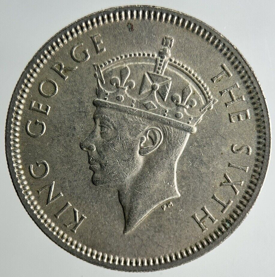 1951 Hong Kong 50 Cents Coin | Fine Collectable Grade