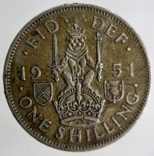 1951 George VI One Shilling Coin | Fine Collectable Grade