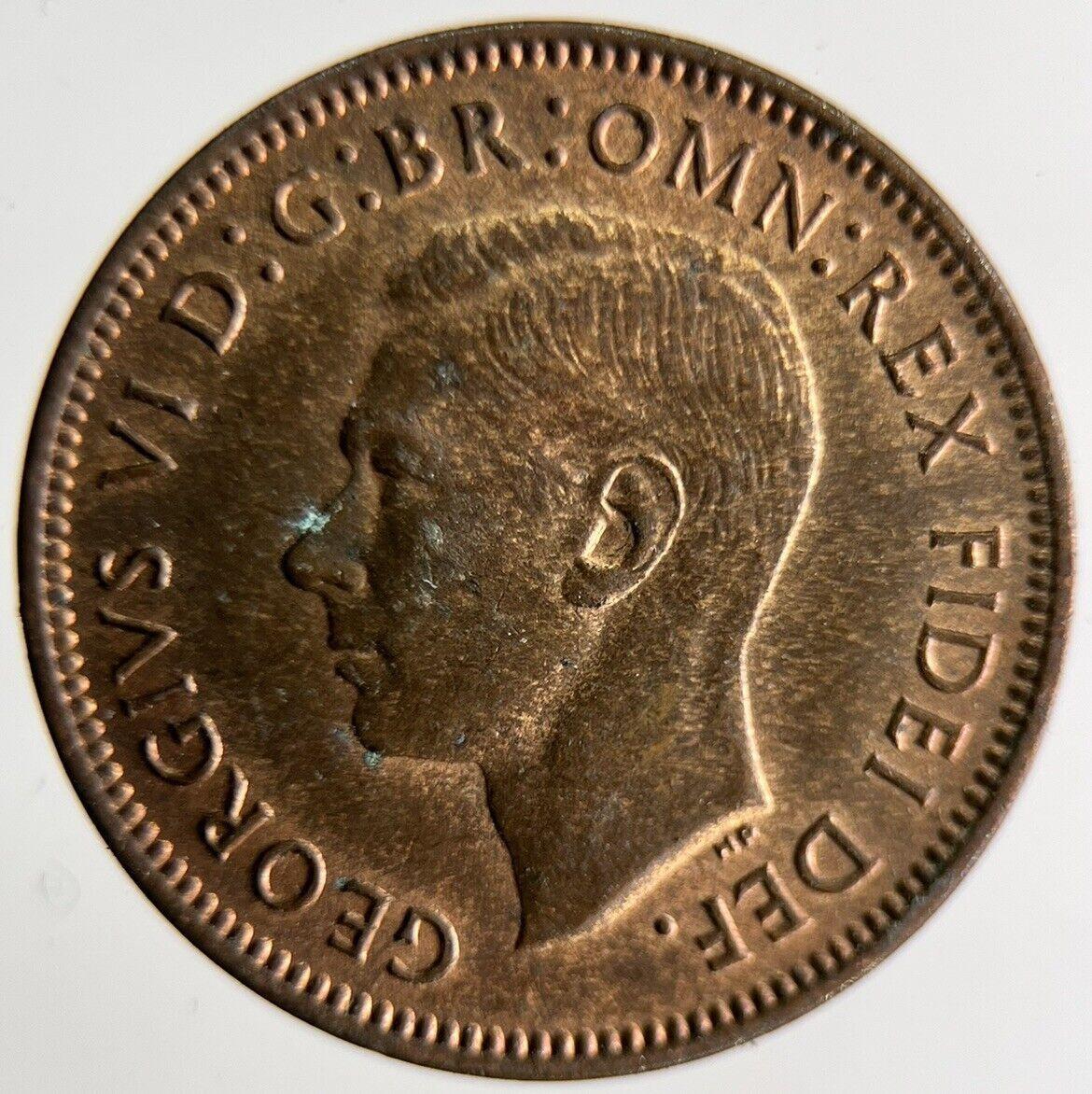 1951 George VI Wren Farthing Coin | Very High Grade