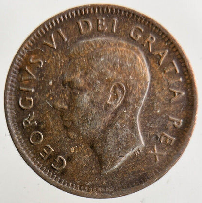 1951 Canada 1 Cent Coin | Fine Collectable Grade