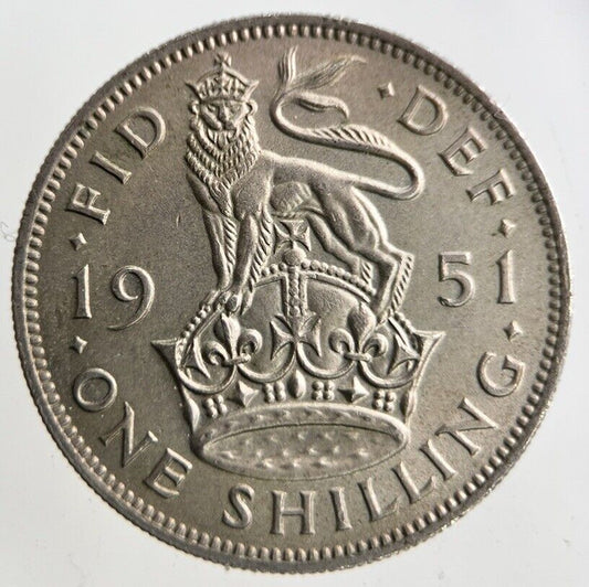 1951 George VI Shilling Coin | Very High Grade