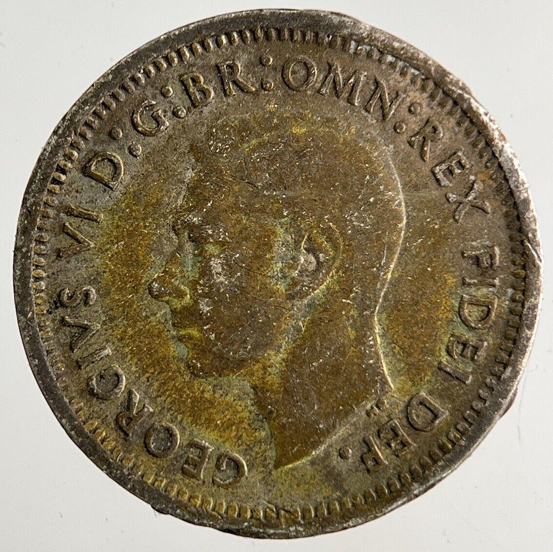 1951 Australia Threepence Silver Coin | Fine Collectable Grade