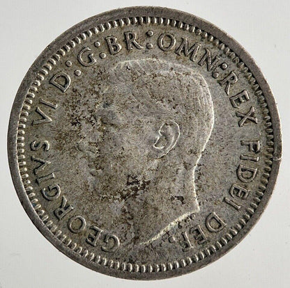 1951 Australia Threepence Silver Coin | Fine Collectable Grade