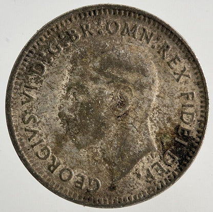 1951 Australia Threepence Silver Coin | Fine Collectable Grade